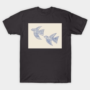 Dove Bird Illustration T-Shirt